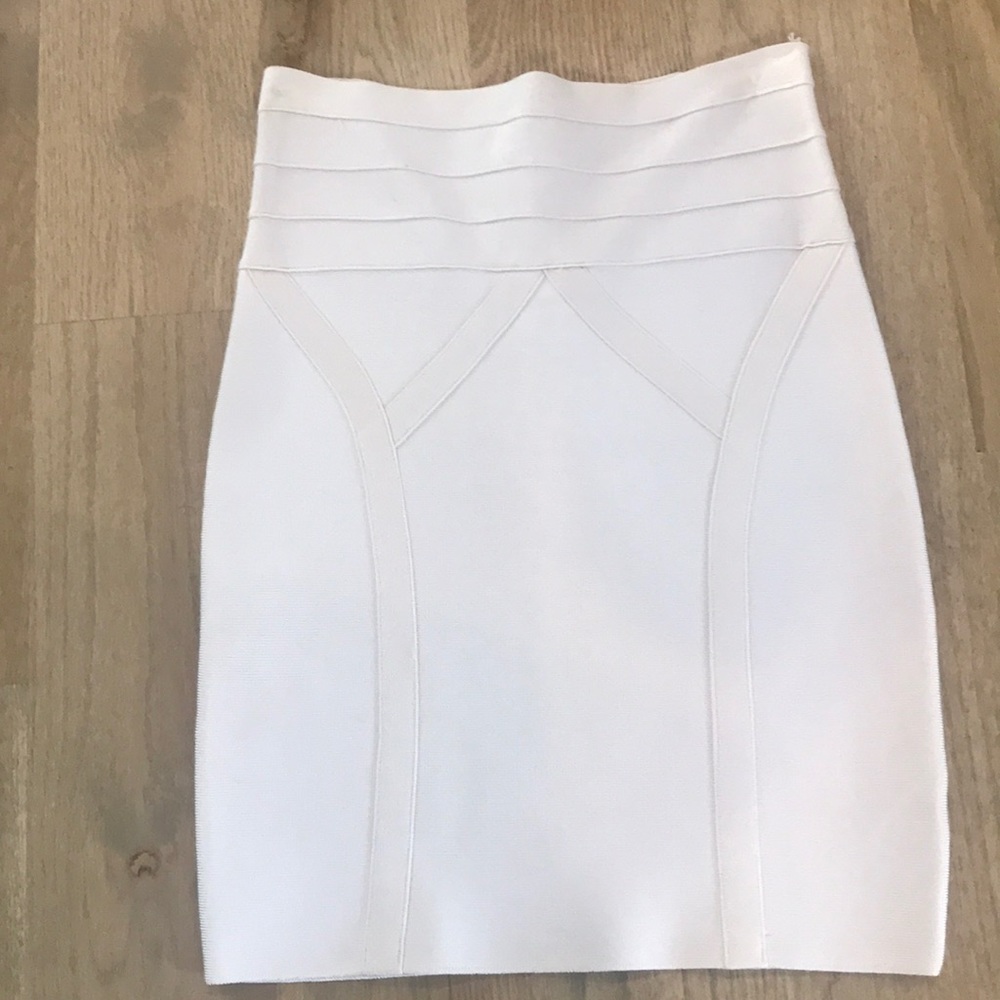Bebe Bandage Mini Skirt